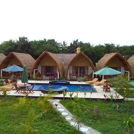 G Two Cottages Gili Air Bagian luar foto